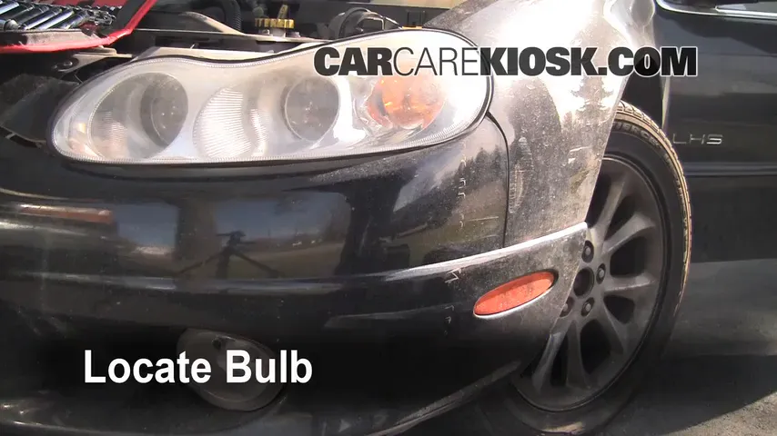 2001 Chrysler LHS 3.5L V6 Lights Highbeam (replace bulb)